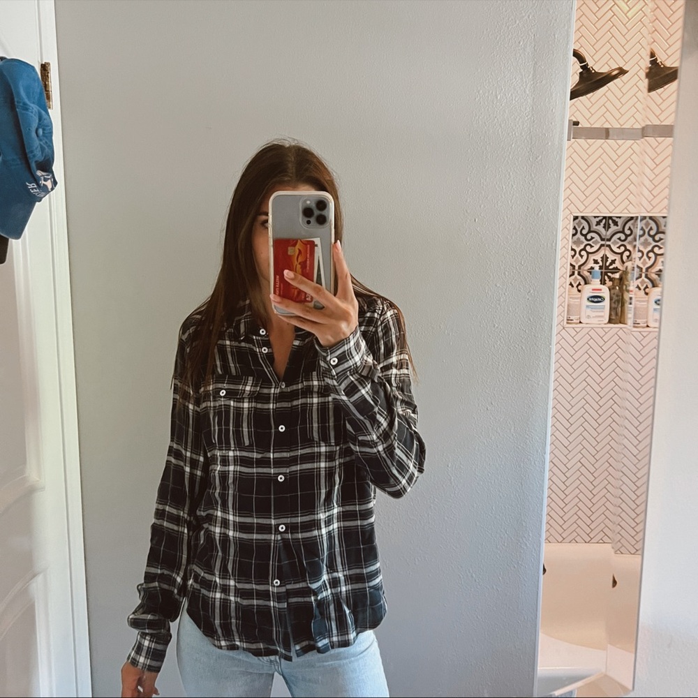 Paige Plaid Top